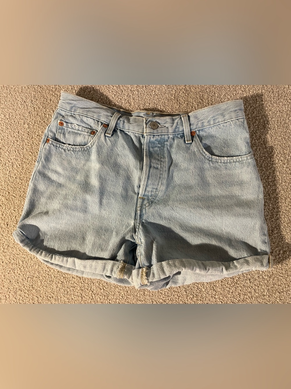 Levi’s 501 Original High Rise with Cuffed Hem
